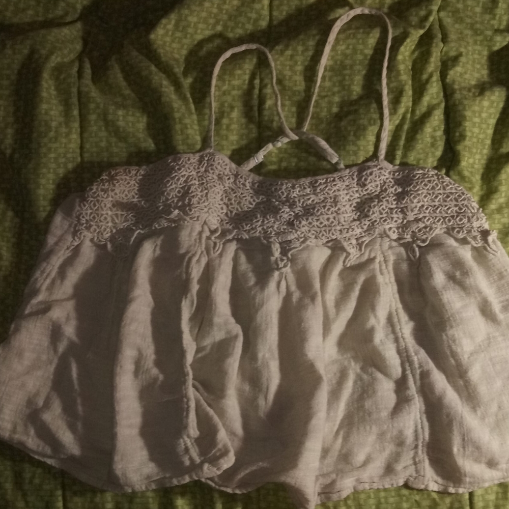 Flare out spaghetti strap top